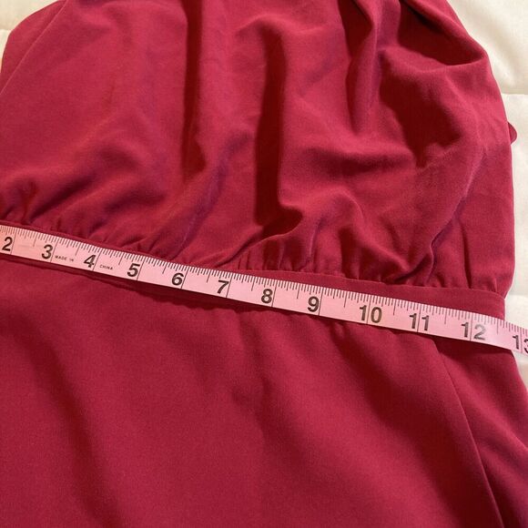 Stylestalker Hailey Romper Shorts Size Small S halter neck with pockets Pink - Picture 11 of 13